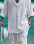 White lace and cap